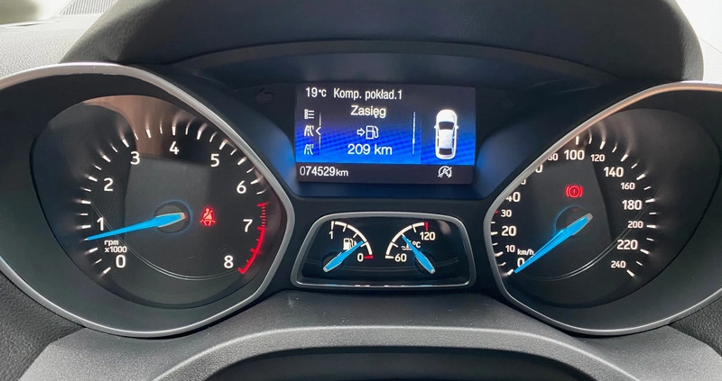 Ford C-MAX cena 47900 przebieg: 74905, rok produkcji 2018 z Imielin małe 379